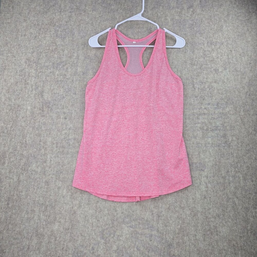 Pink Racerback Tank Top L Women’s Modal Blend Lightweight Activewear Sleeveless